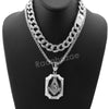Hip Hop Quavo Freemason Miami Cuban Choker Chain Tennis Necklace L31 - Raonhazae