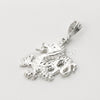 Italian .925 Sterling Silver DRAGON Pendant 5mm Figaro Necklace S04 - Raonhazae