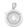 Sterling Silver .925 AAA Lab Diamond Freemason Masonic w/2.5mm Moon Cut Chain 51 - Raonhazae