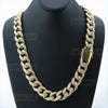 Miami Cuban 14k Gold Plated 6 to 20mm wide 18" 20" 24" Chain Necklace Bracelets 628 - Raonhazae