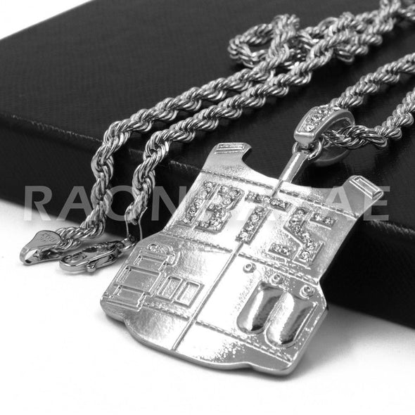 BTS Army Vest Pendant w/ 4mm Rope Chain - Raonhazae