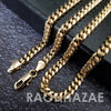 Hip Hop Blinged Out Dog Tag Pendant w/ 5mm Miami Cuban Chain - Raonhazae