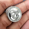 MEN Iced RING 316L STAINLESS STEEL ALLAH GOLD / SILVER TONE CZ BLING RING - Raonhazae