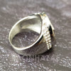 MEN Iced RING 316L STAINLESS STEEL THE LAST SUPPER GOLD / SILVER TONE CZ BLING RING - Raonhazae