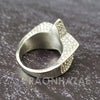 MEN Iced RING 316L STAINLESS STEEL THE LAST SUPPER GOLD / SILVER TONE CZ BLING RING - Raonhazae