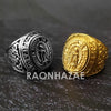 MEN Iced RING 316L STAINLESS STEEL THE LAST SUPPER Guadalupe GOLD / SILVER TONE CZ BLING RING - Raonhazae