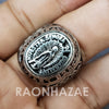 MEN Iced RING 316L STAINLESS STEEL THE LAST SUPPER Guadalupe GOLD / SILVER TONE CZ BLING RING - Raonhazae