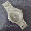 Raonhazae Hip Hop Iced Lab Diamond 14K White  Gold Plated Watch with Stone - Raonhazae