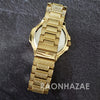 Raonhazae Hip Hop Iced Lab Diamond 14K Drake Drizzy Blue Face Gold Plated Black Face Watch with Stone - Raonhazae