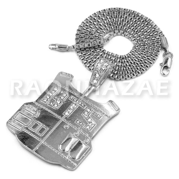 BTS Army Vest Pendant w/ 2mm Box Chain - Raonhazae