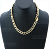 Miami Cuban 14k Gold Plated 6 to 20mm wide 18" 20" 24" Chain Necklace Bracelets 628 - Raonhazae