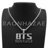 BTS Army Concert Korean Lettered Pendant w/ 4mm Rope Chain - Raonhazae