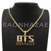 K-Pop BTS DNA Army Your Concert Korean Lettered Pendant w/ 4mm Rope Chain G - Raonhazae