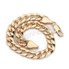 14K Gold PT Designer Bezel Metal Band Gold Watch Diamond Cut Cuban Bracelet G103 - Raonhazae