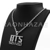 BTS Army Concert Korean Lettered Pendant w/ 4mm Rope Chain - Raonhazae