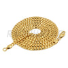 Stainless Steel Gold Africa Map Pendant w/ 5mm Miami Cuban Chain - Raonhazae