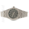 Hip Hop Iced Raonhazae Lab Diamond Drake Watch w/ 15mm Cuban Link Bracelet Set - Raonhazae