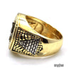 NEW HOT MENS YELLOW GOLD PT. FREEMASON MASONIC PYRAMID EYE OF HORUS RING KR001G - Raonhazae