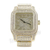 Hip Hop 14K Gold Simulated Diamond Watch F46 - Raonhazae