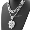 Hip Hop Quavo LION Miami Cuban Choker Chain Tennis Necklace L43 - Raonhazae