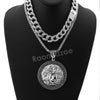 Hip Hop Quavo Medusa Miami Cuban Choker Tennis Chain Necklace L41 - Raonhazae