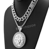 Hip Hop Quavo Medusa Miami Cuban Choker Tennis Chain Necklace L41 - Raonhazae