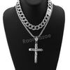 Hip Hop Quavo Small Cross Miami Cuban Choker Tennis Chain Necklace L15 - Raonhazae