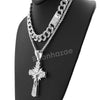 Hip Hop Quavo Shining Cross Miami Cuban Choker Chain Necklace L34 - Raonhazae