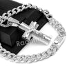 Hip Hop Quavo Jesus Crucifix Miami Cuban Choker Tennis Chain Necklace L18 - Raonhazae