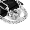 Hip Hop Quavo BULLDOG Miami Cuban Choker Chain Tennis Necklace L04 - Raonhazae