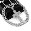 Hip Hop Quavo Cross Miami Cuban Choker Chain Tennis Necklace L26 - Raonhazae