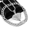 Hip Hop Quavo DIAMOND Miami Cuban Choker Tennis Chain Necklace L02 - Raonhazae