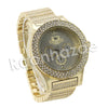 HIP HOP RAONHAZAE 2CHAINZ LUXURY GOLD FINISHED LAB DIAMOND WATCH - Raonhazae