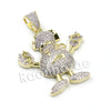 Hiphop Gangster Emoji Brass Pendant W/ 5mm 18-30 inches Cuban Chain - Raonhazae