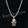 Micro Pave Microphone Pendant w/ 18" Tennis / 30" Cuban Chain X7 - Raonhazae