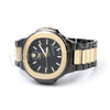 HIP HOP RAONHAZAE MASE BLACK GOLD FINISHED WATCH - Raonhazae