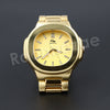 HIP HOP RAONHAZAE JESUS X GOLD PLATED FINISHED WATCH - Raonhazae