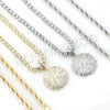 HIP HOP BASKETBALL PENDANT W/ 24" ROPE /18" TENNIS CHAIN NECKLACE SC006 - Raonhazae