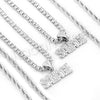 SAVAGE SILVER PENDANT W/ 24" ROPE /18" TENNIS CHAIN NECKLACE - Raonhazae