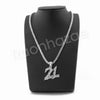21 SAVAGE SILVER PENDANT W/ 24" ROPE /18" TENNIS CHAIN NECKLACE - Raonhazae