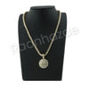 HIP HOP BASKETBALL PENDANT W/ 24" ROPE /18" TENNIS CHAIN NECKLACE SC006 - Raonhazae