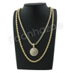 HIP HOP BASKETBALL PENDANT W/ 24" ROPE /18" TENNIS CHAIN NECKLACE SC006 - Raonhazae