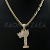 Crown I Initial Pendant Necklace Set - Raonhazae