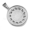 316L Stainless Freemasonry Grand Lodge Compass Pendant w/ 4mm Miami Cuba Chain - Raonhazae