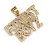 316L Stainless Blinged Out FINEST BOYZ in the Game Lettered Pendant w/ 4mm Miami Cuba Chain - Raonhazae