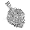 316L Stainless Blinged Out Drake Tiger Charm Pendant w/ 4mm Miami Cuban Chain - Raonhazae