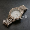 HipHop "Passion Fruit" Silver Techno Pave Wrist Watch - Raonhazae