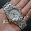 Hip Hop "Life is Good" Silver Techno Pave Wrist Watch - Raonhazae