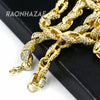 Hip Hop Fully Iced Mens 10mm Heavy Rope Chain (Multiple Sizes 9"-36") - Raonhazae