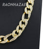 Hip Hop Fully Iced Mens 12mm Heavy Figaro Chain (Multiple Sizes 9"-36") - Raonhazae